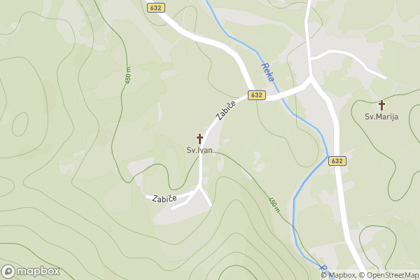 static Mapbox map