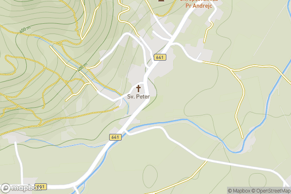 static Mapbox map