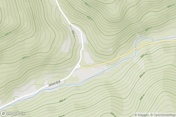 static Mapbox map