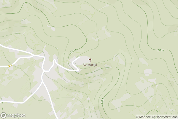 static Mapbox map