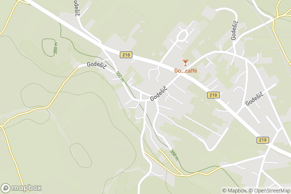static Mapbox map