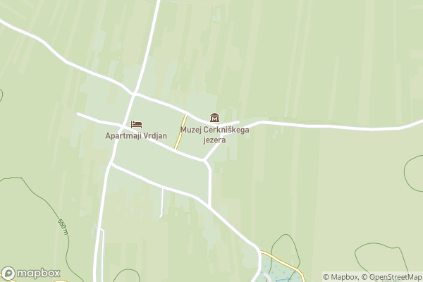 static Mapbox map