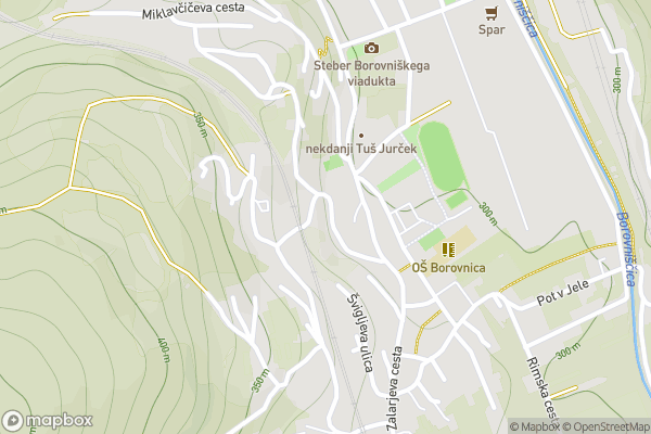 static Mapbox map