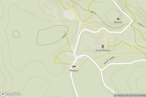 static Mapbox map