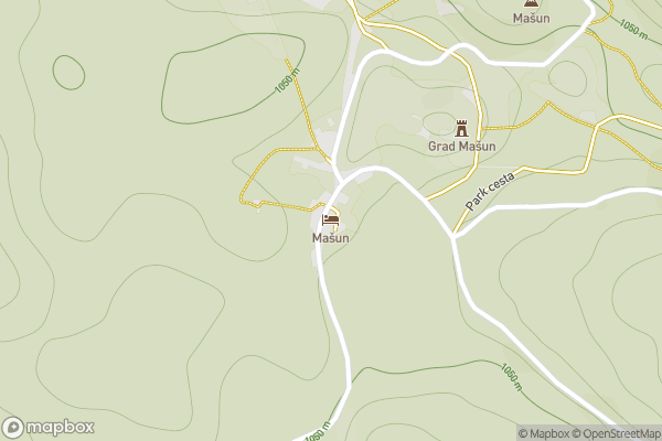 static Mapbox map