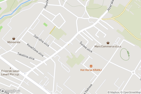 static Mapbox map