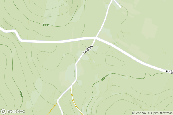 static Mapbox map
