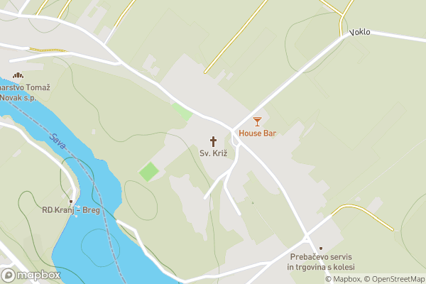 static Mapbox map