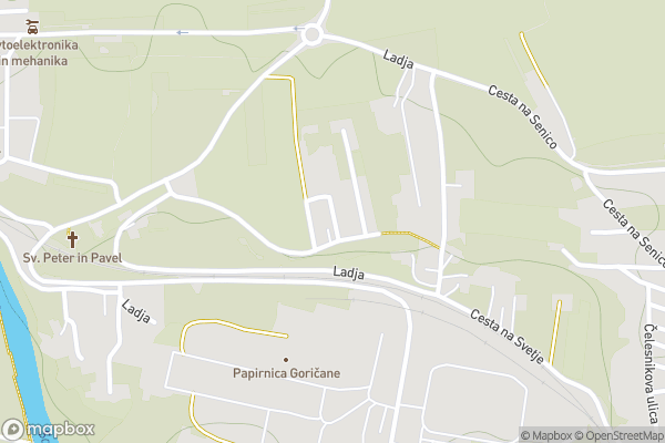 static Mapbox map