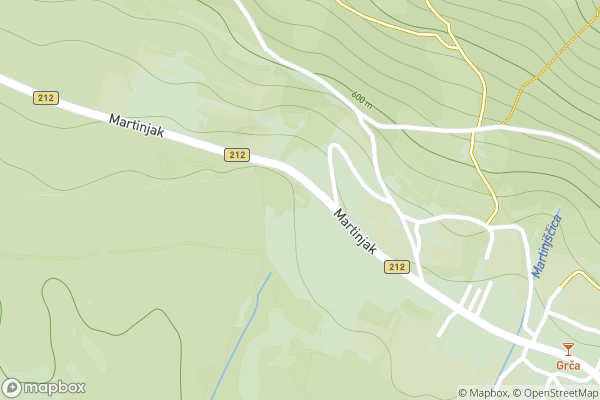 static Mapbox map