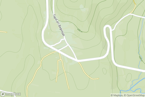 static Mapbox map