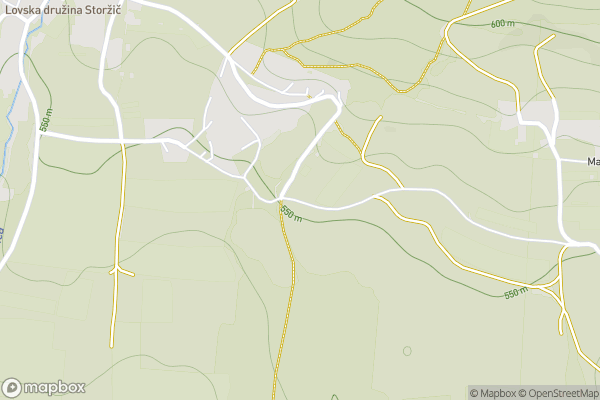 static Mapbox map