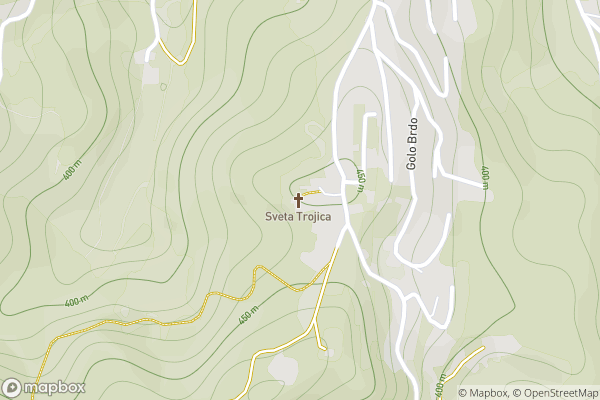 static Mapbox map