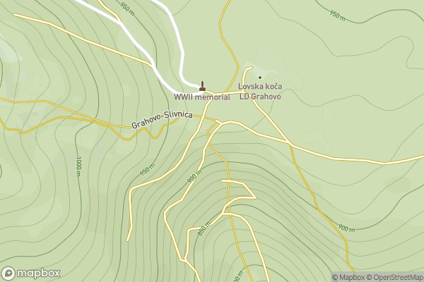 static Mapbox map
