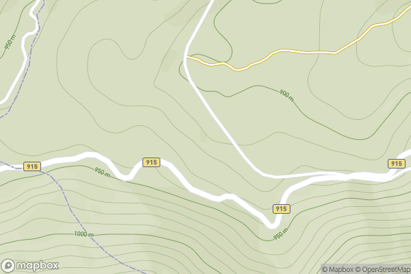 static Mapbox map