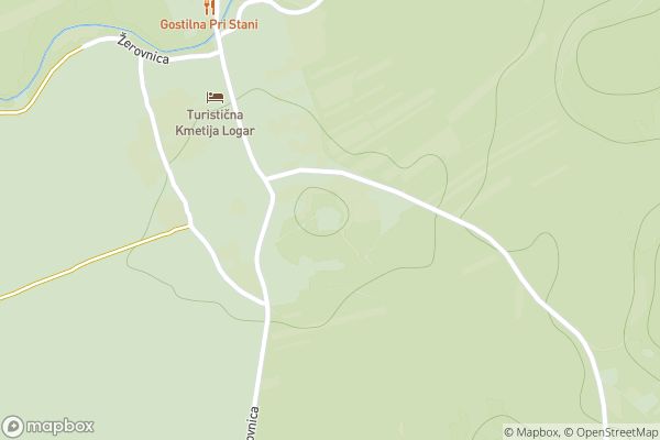 static Mapbox map