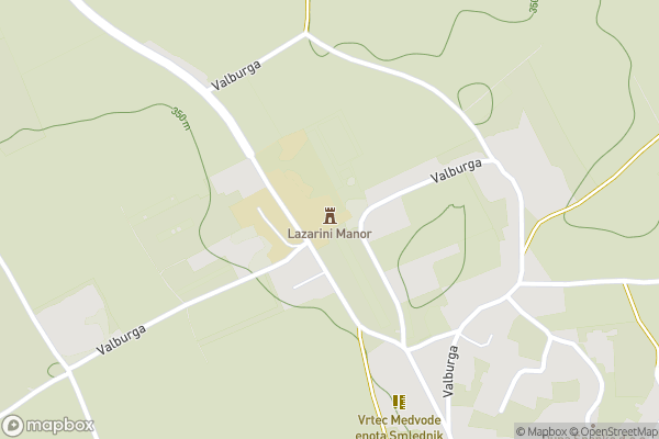 static Mapbox map