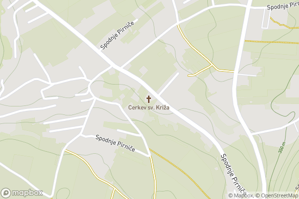 static Mapbox map