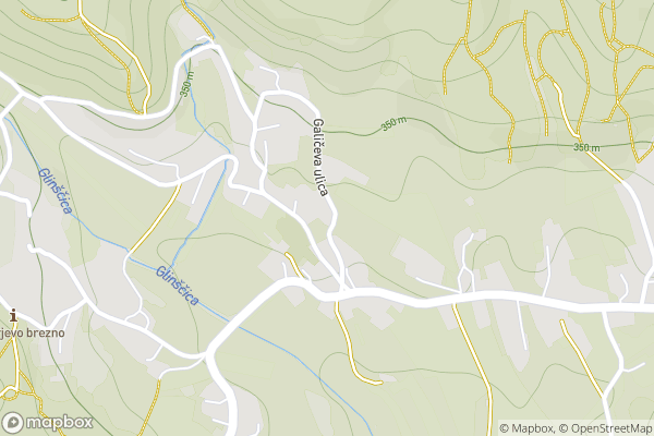 static Mapbox map