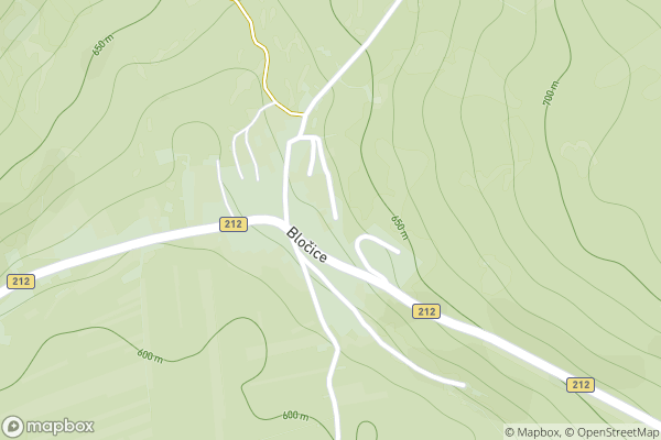 static Mapbox map