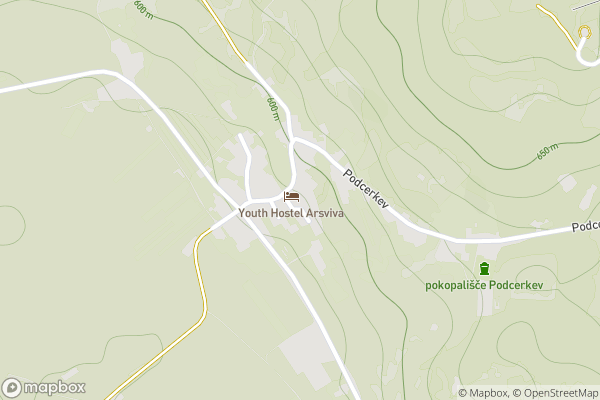 static Mapbox map