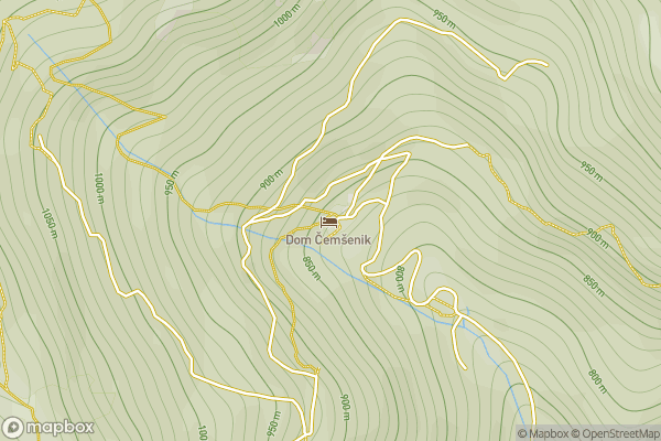 static Mapbox map