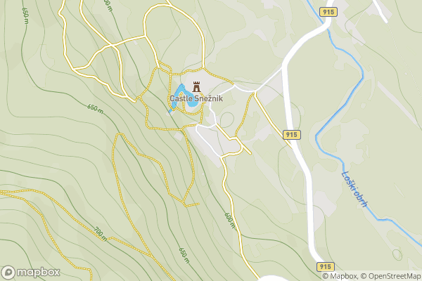static Mapbox map