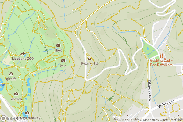 static Mapbox map