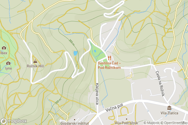 static Mapbox map