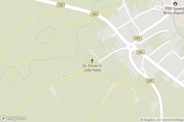 static Mapbox map
