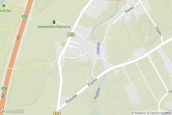 static Mapbox map