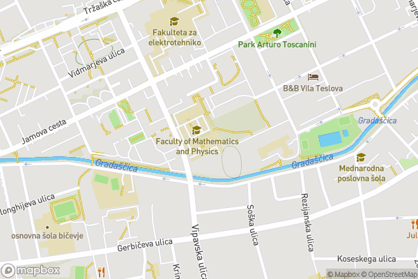 static Mapbox map