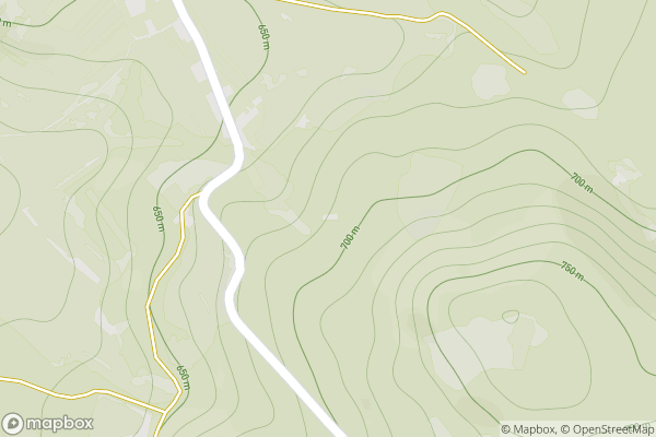 static Mapbox map