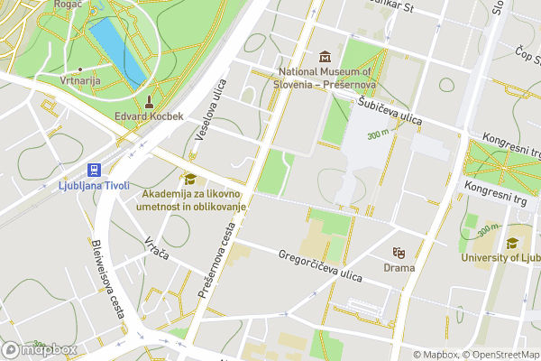static Mapbox map