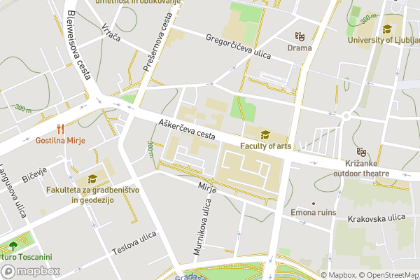 static Mapbox map