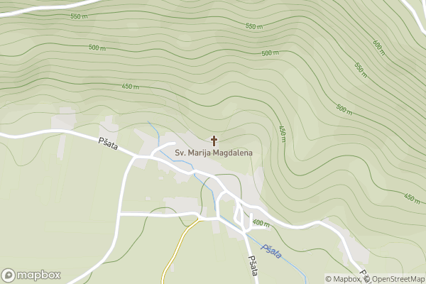 static Mapbox map