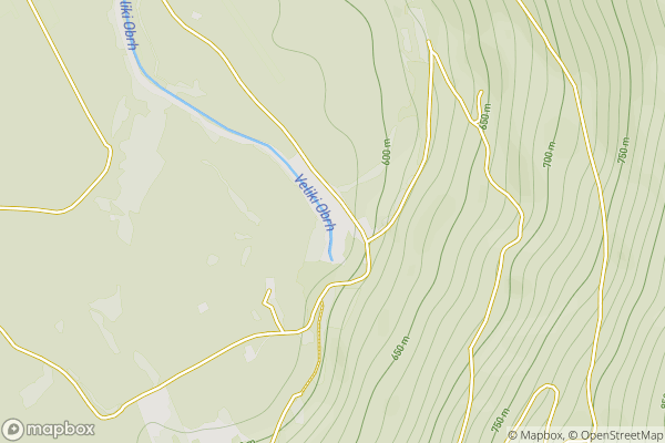 static Mapbox map