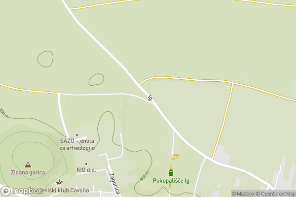 static Mapbox map