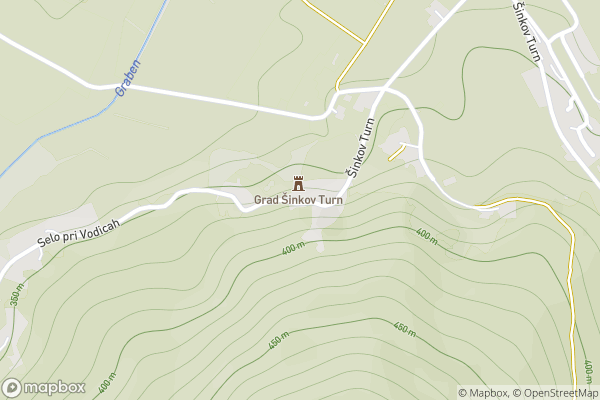 static Mapbox map