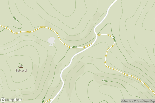 static Mapbox map