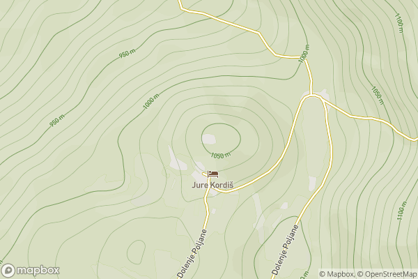 static Mapbox map