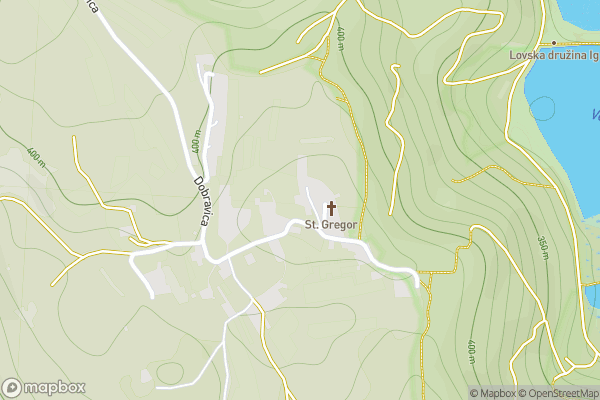 static Mapbox map
