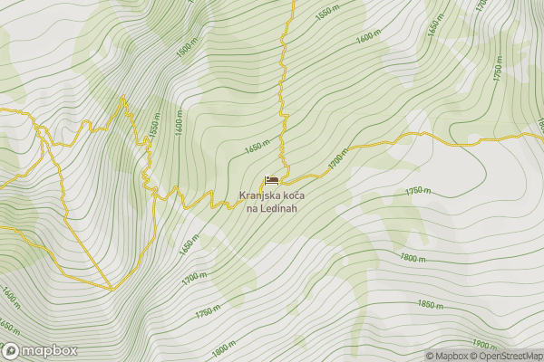 static Mapbox map