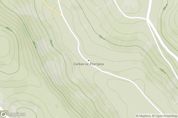 static Mapbox map