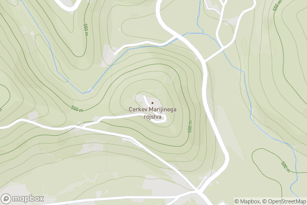 static Mapbox map