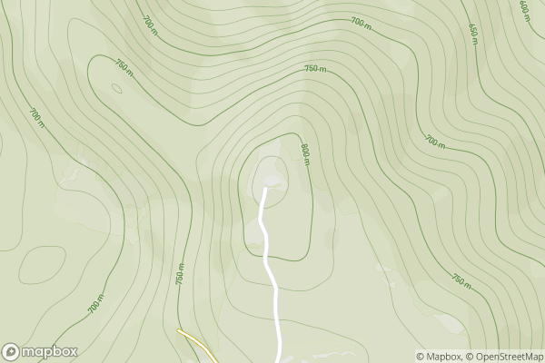 static Mapbox map