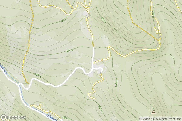 static Mapbox map