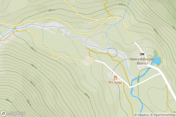 static Mapbox map