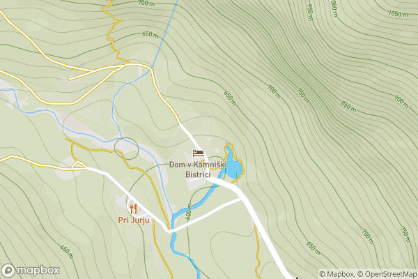 static Mapbox map
