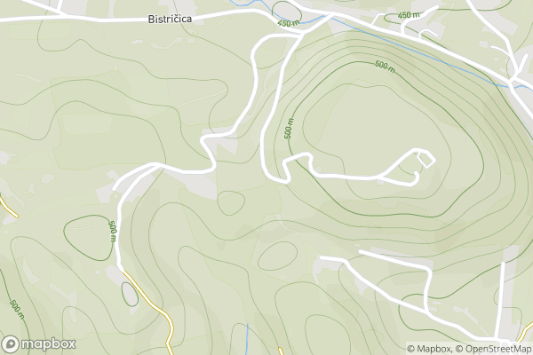 static Mapbox map